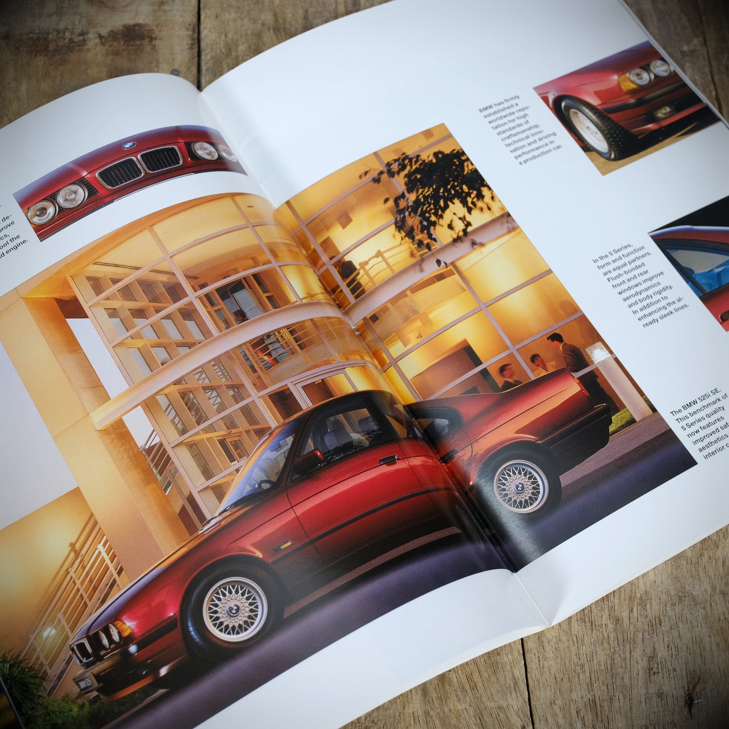 Car Sales Brochure The BMW 5 Series 1995, 518 520 525td 525i 530i 540i
