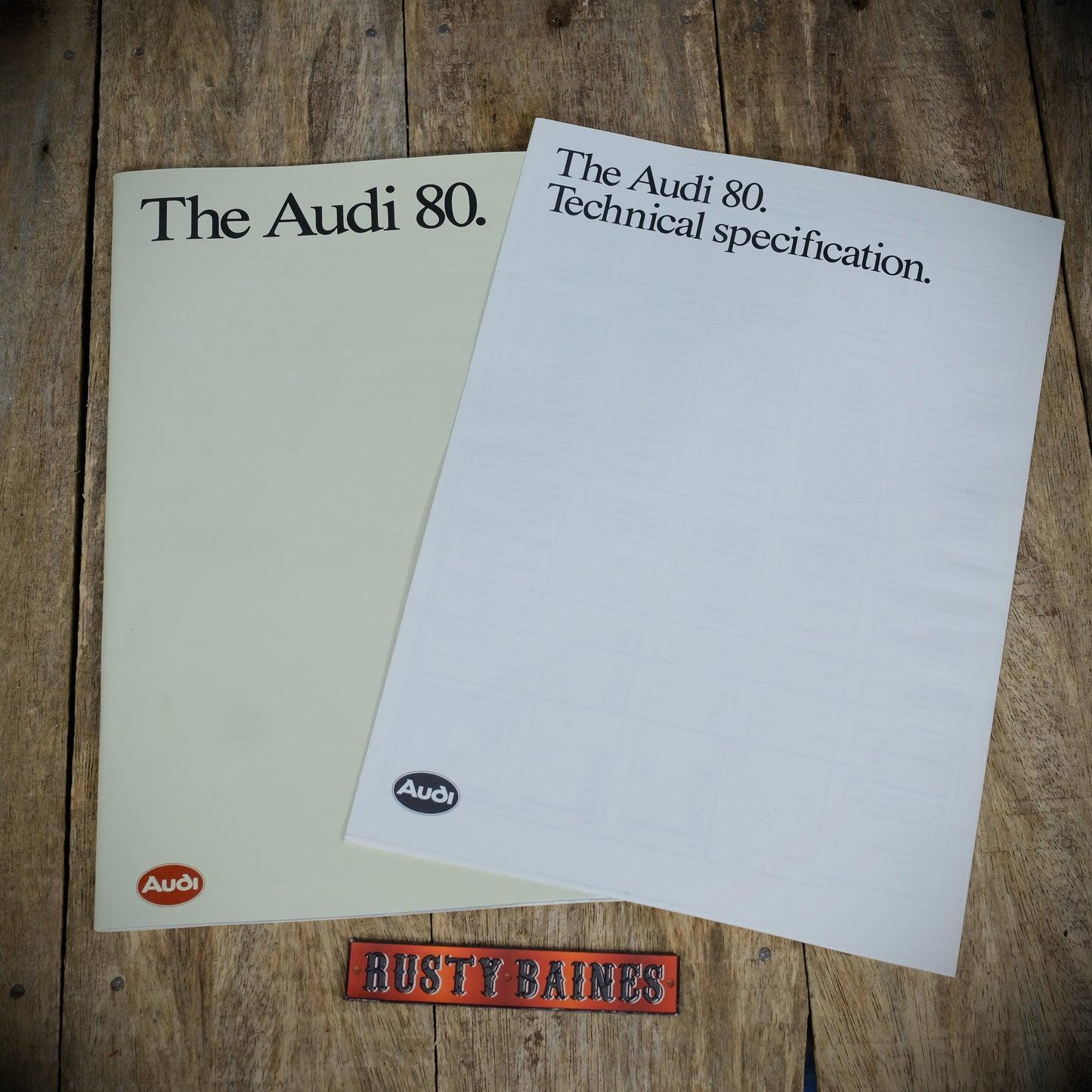Car Sales Brochure Audi 80, 1990, Petrol, Diesel & Quattro Spec' Booklet