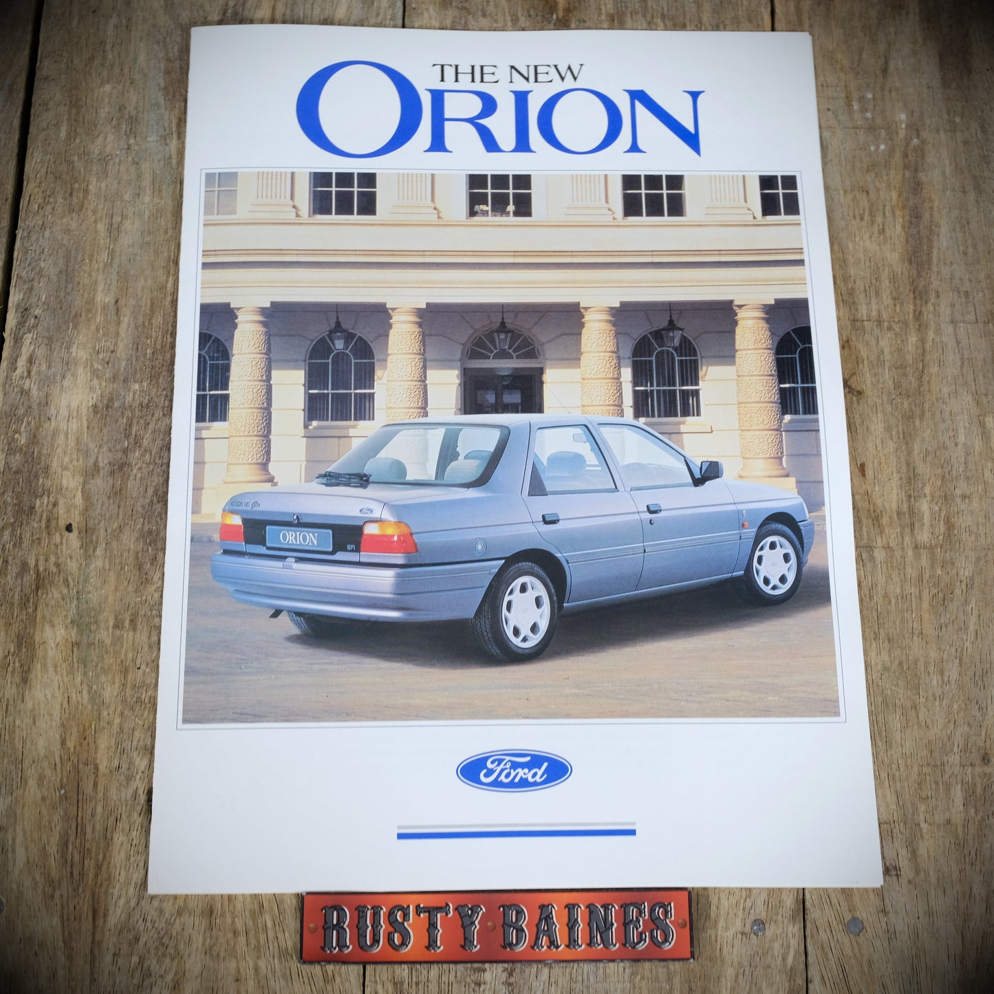 Car Sales Brochure Ford Orion, 1990