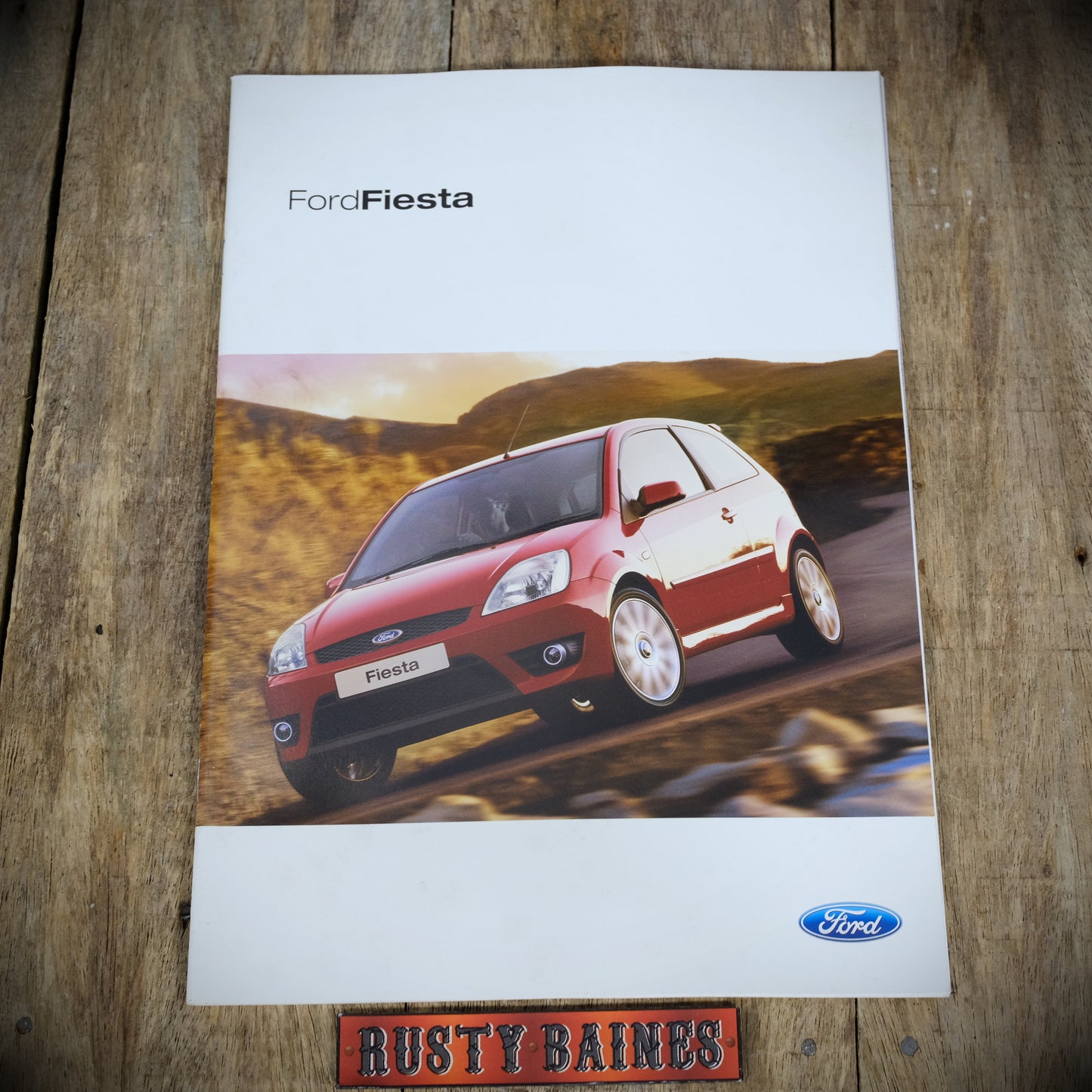 Car Sales Brochure Ford Fiesta 2005, ST, Ghia, Zetec S, Style Etc.