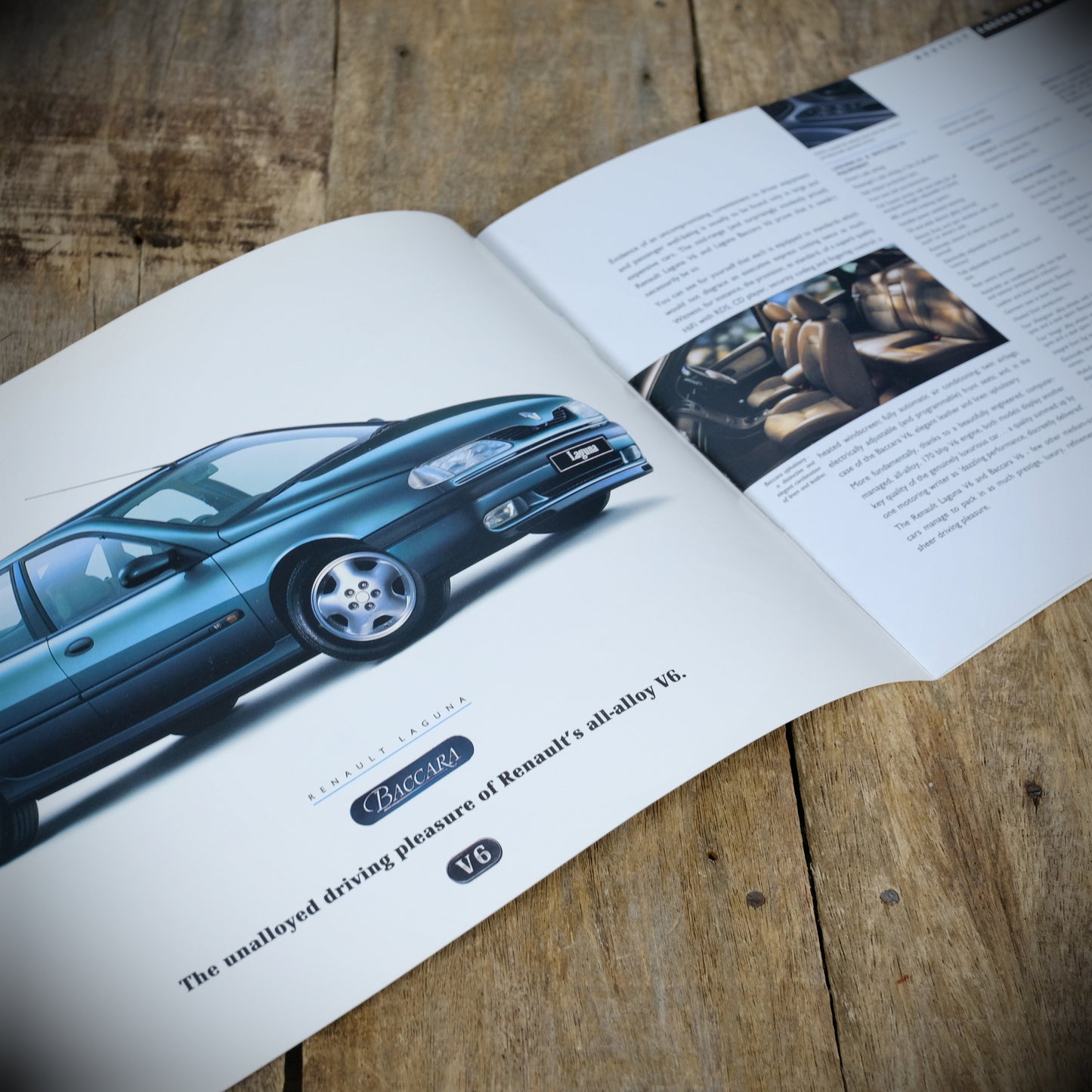 Car Sales Brochure Renault Laguna 1996 Saloon & Hatchback