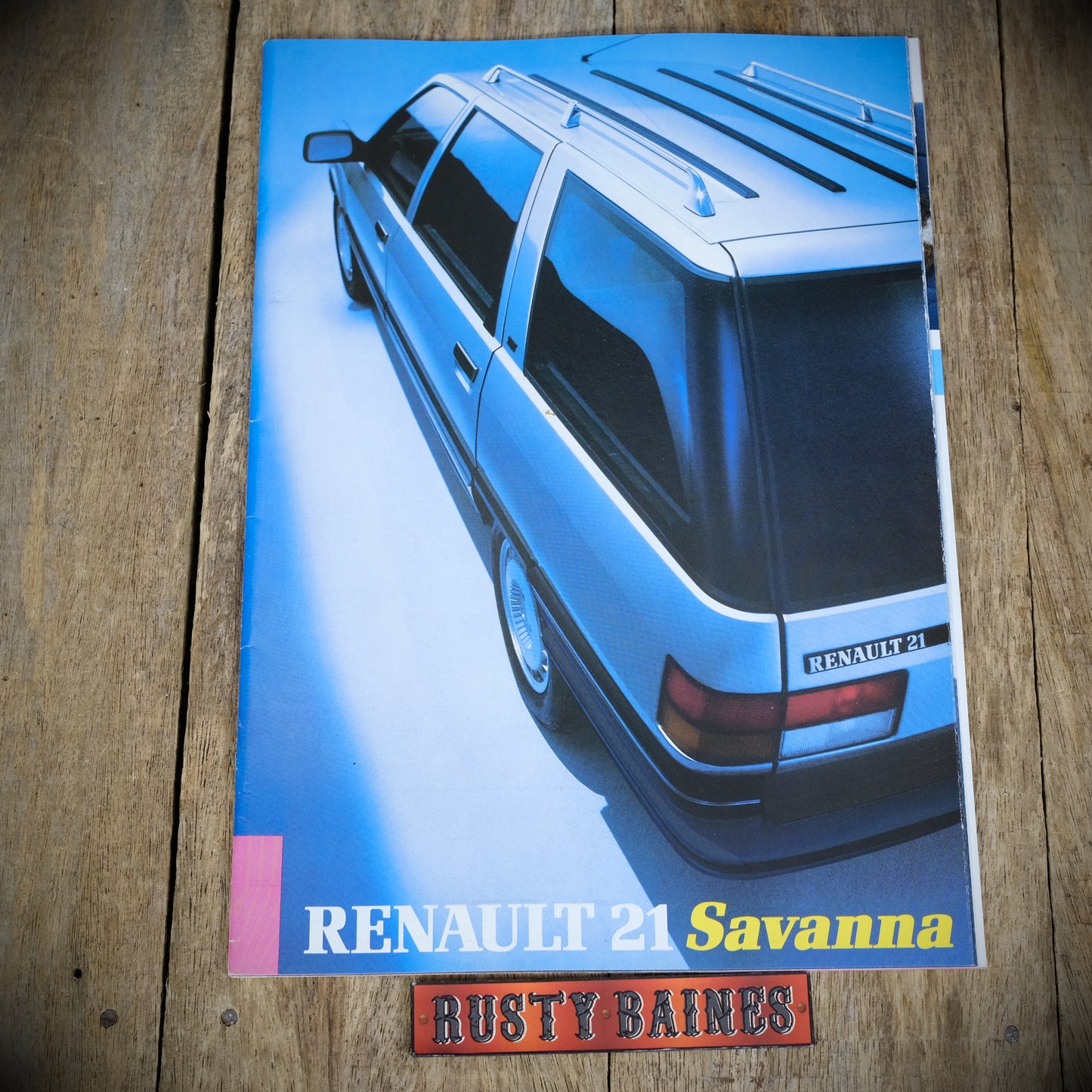 Car Sales Brochure Renault 21 Savanna, 1986