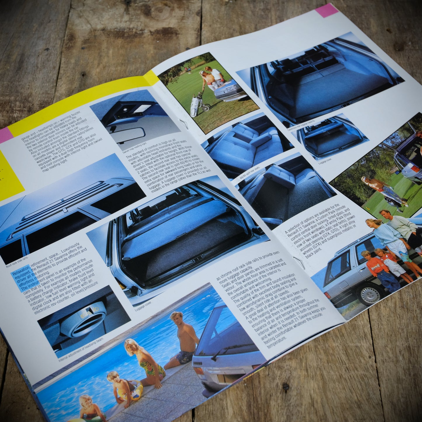 Car Sales Brochure Renault 21 Savanna, 1986