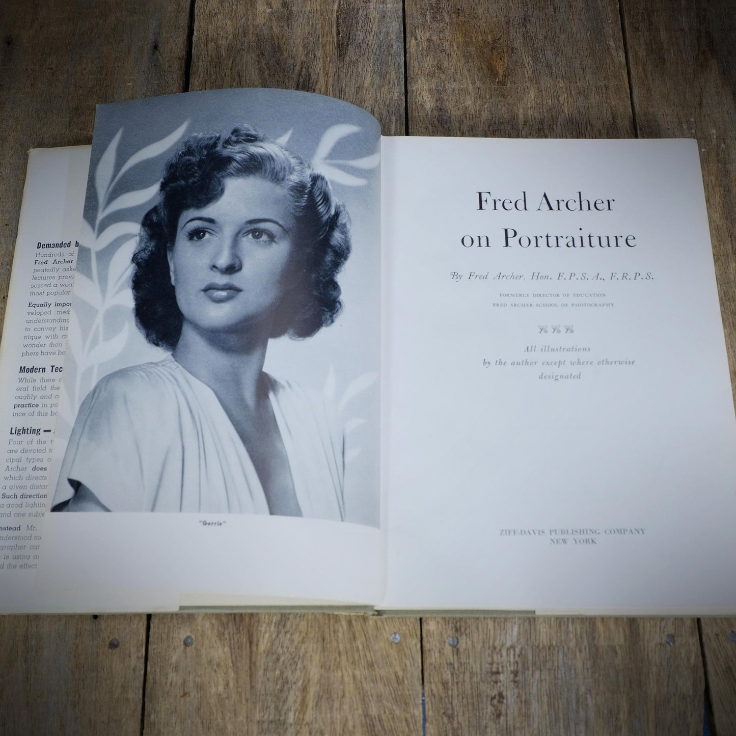 Fred Archer on Portraiture, 2nd Edition, Hardback 1961
