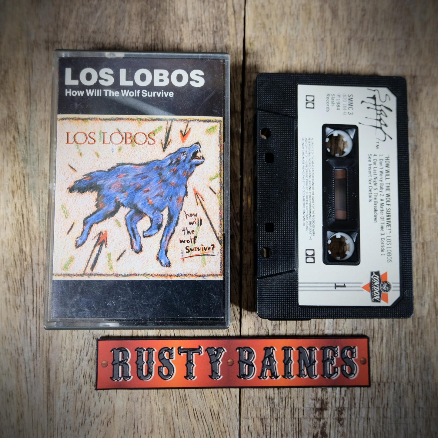 Cassette Tape, Los Lobos, How Will the Wolf Survive