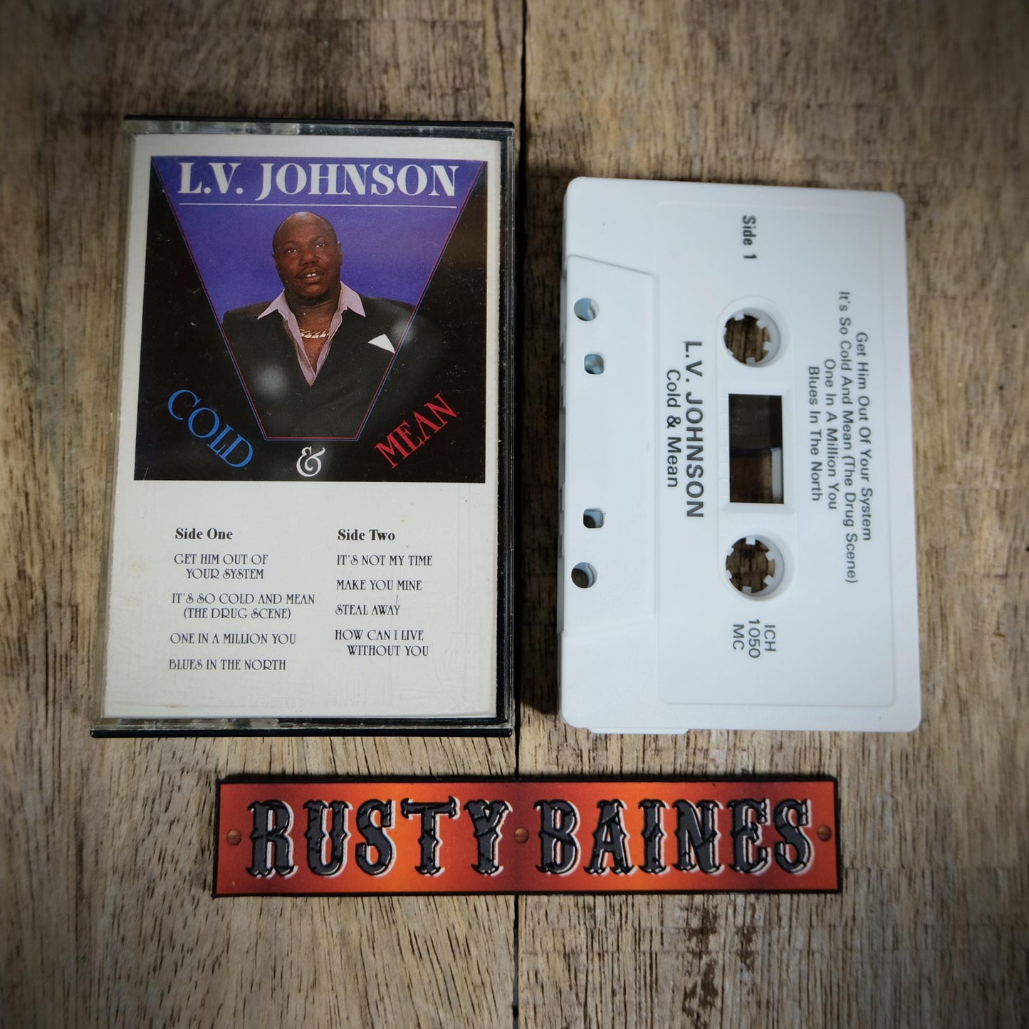 Cassette Tape, L V Johnson, Cold & Mean