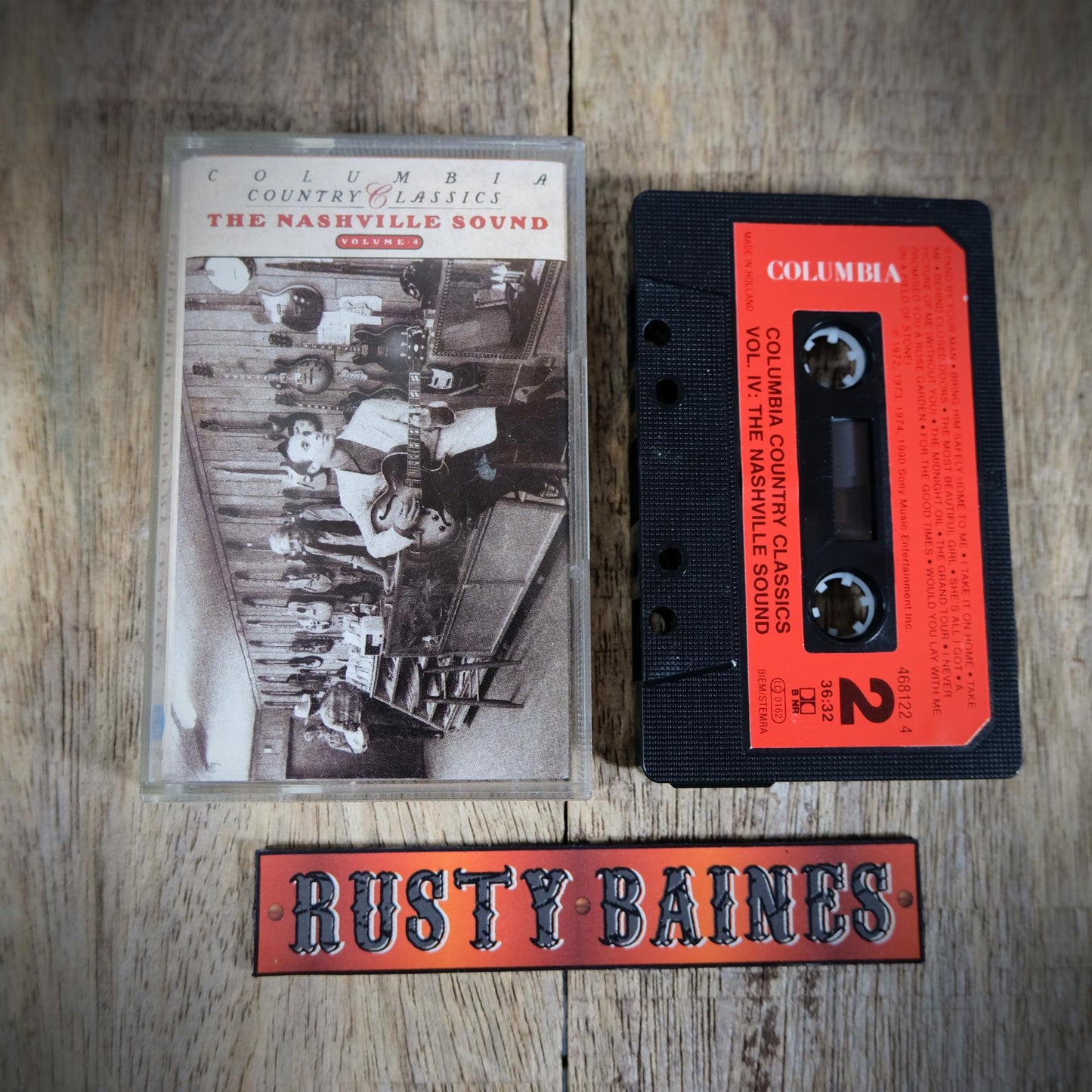 Cassette Tape, Columbia Country Classics, The Nashville Sound Volume 4