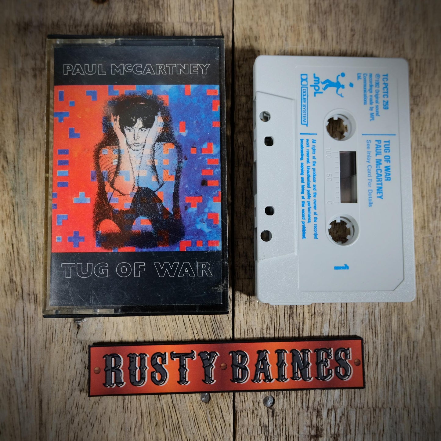 Cassette Tape, Paul McCartney, Tug of War