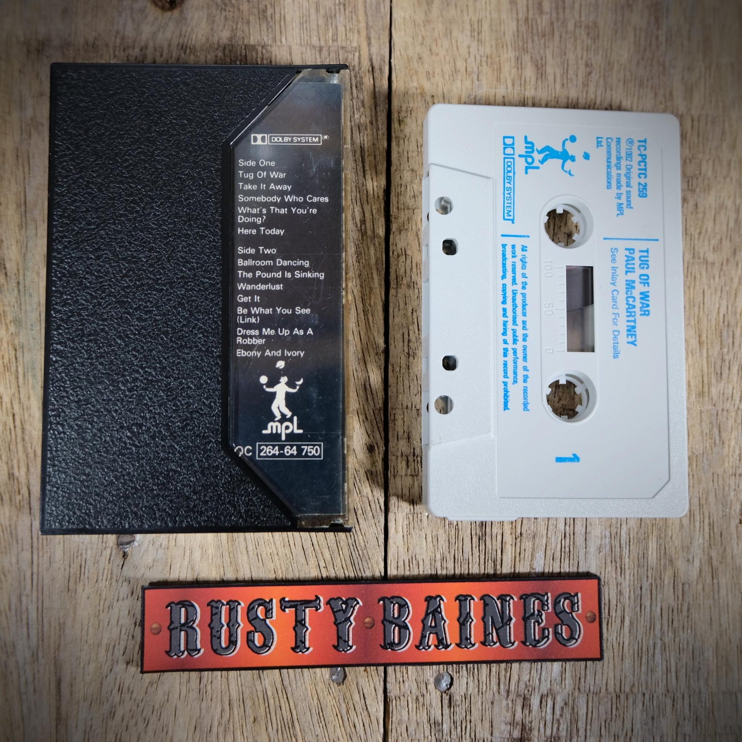 Cassette Tape, Paul McCartney, Tug of War