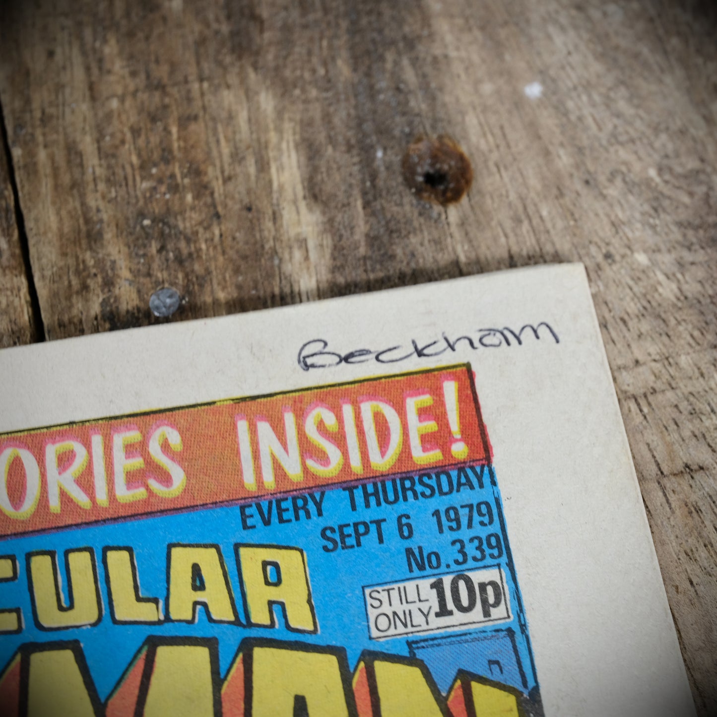UK Marvel Comic, Spider-Man and Hulk Weekly 6 September 1979 #339