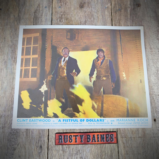 Movie Lobby Card, A Fistful of Dollars, Clint Eastwood