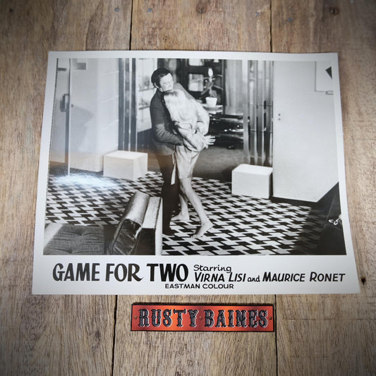 Movie Lobby Card, Game for Two, Virni Lisi, Maurice Ronet