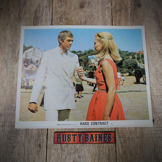 Movie Lobby Card, Hard Contract, James Coburn