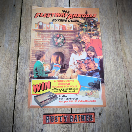 Vintage Fleetways Annuals Buyer Guide for 1983, Sales Brochure