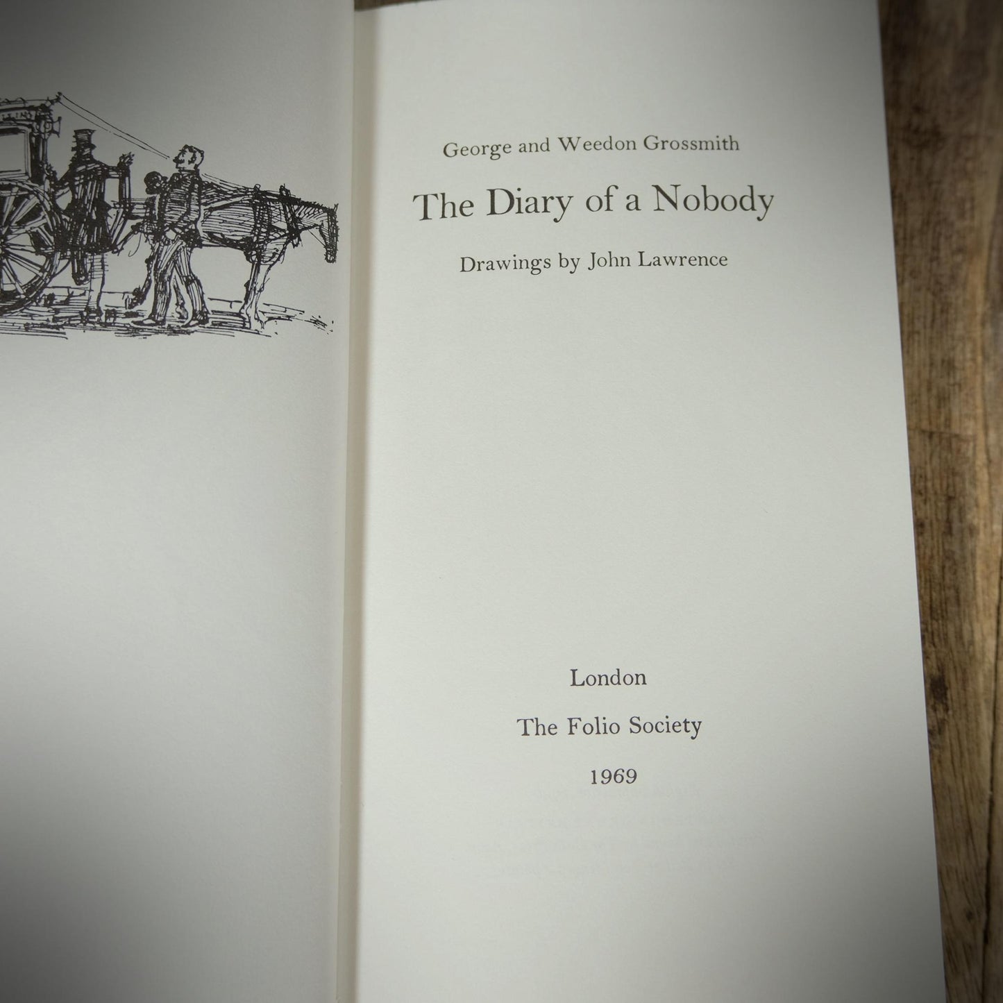 The Diary of a Nobody, George and Weedon Grossmith, Folio Hardcover 1969