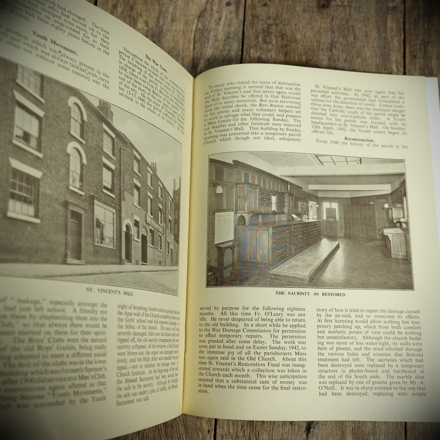St Vincent's Church Sheffield 1853-1953 Centenary Booklet