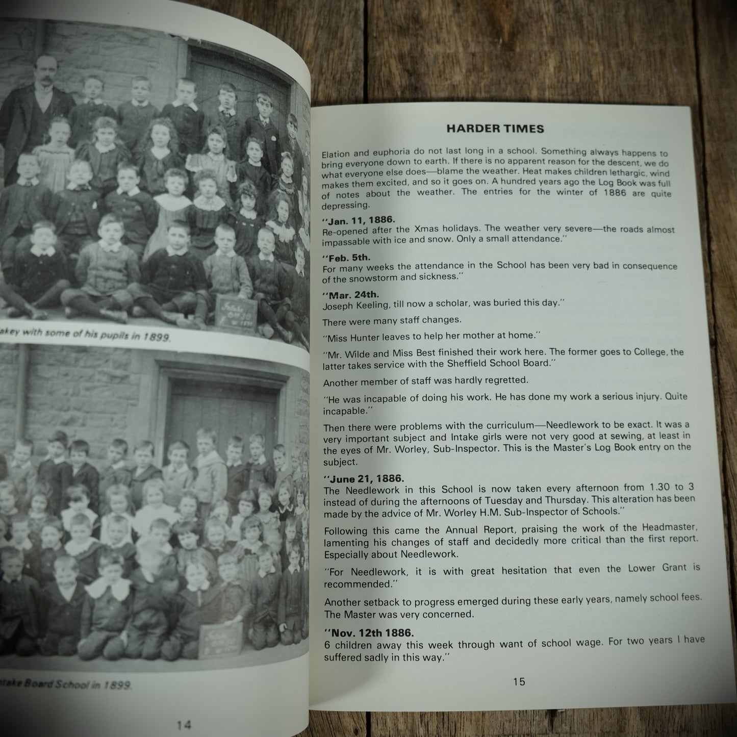 Sheffield Intake School Centenary Year 1984, M M Marriott, Booklet