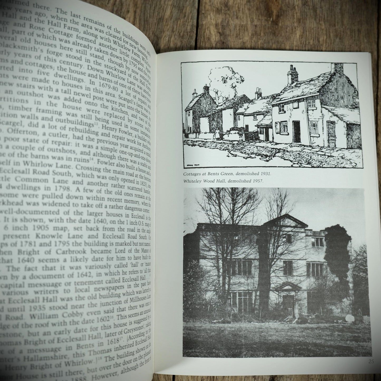 How They Lived in Old Ecclesall: A Sheffield Suburb in the 17th & 18th Centruries, Mary M Bramhill, Booklet