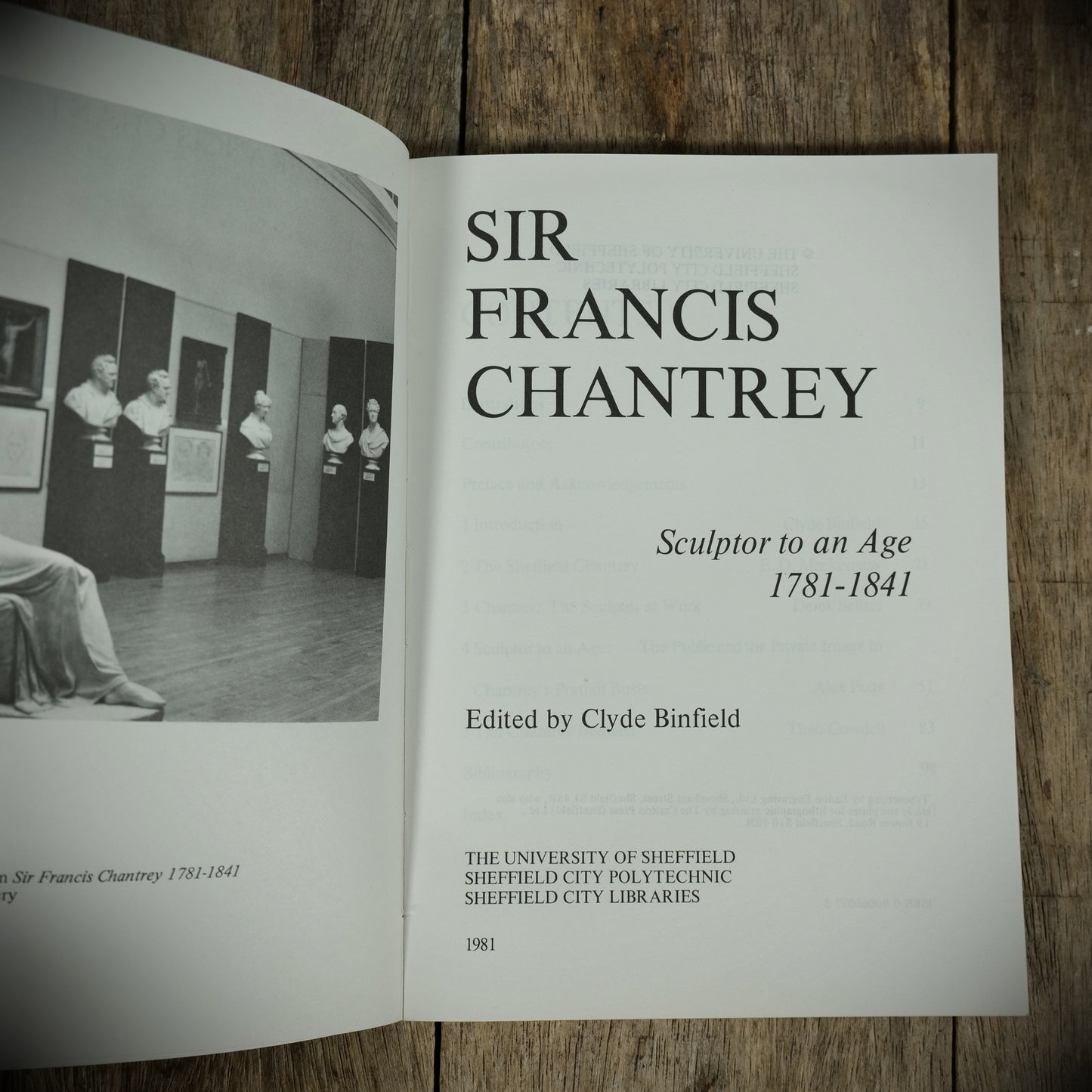Sir Francis Chantrey, Sculptor to an Age 1781-1841, 1981 Sheffield University Booklet