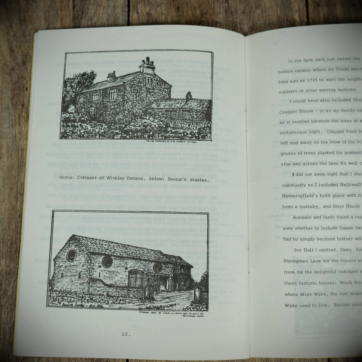 Forkmaking and Farming in Shiregreen, Sheffield, Bryan Woodriff, Booklet
