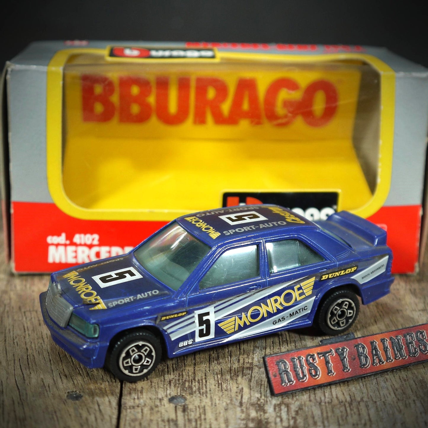 Bburago Mercedes Benz 190E, Blue