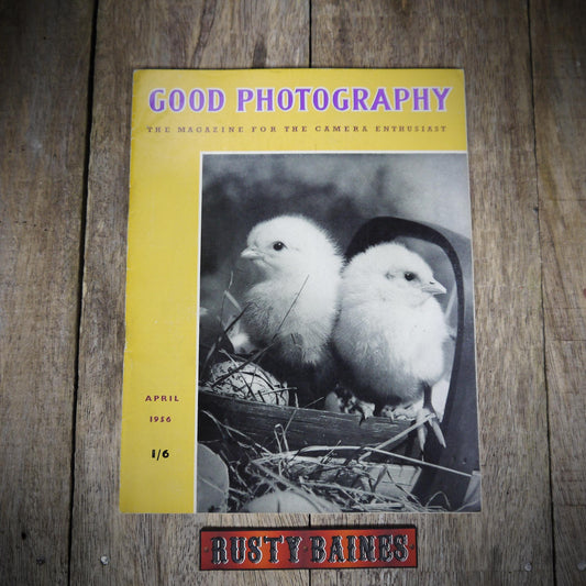 Vintage Magazine, Good Photography April 1956, Mountain, Portraits Etc.