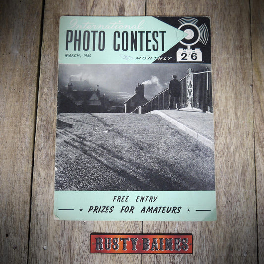 Vintage Magazine, Photo Contest March 1960, Portraits, Wildlife, Travel, Glamour, Children Etc.