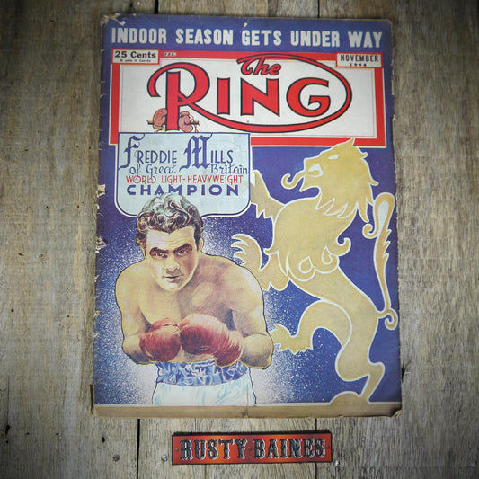 The Ring Boxing Magazine Novermber 1948 Freddie Mills