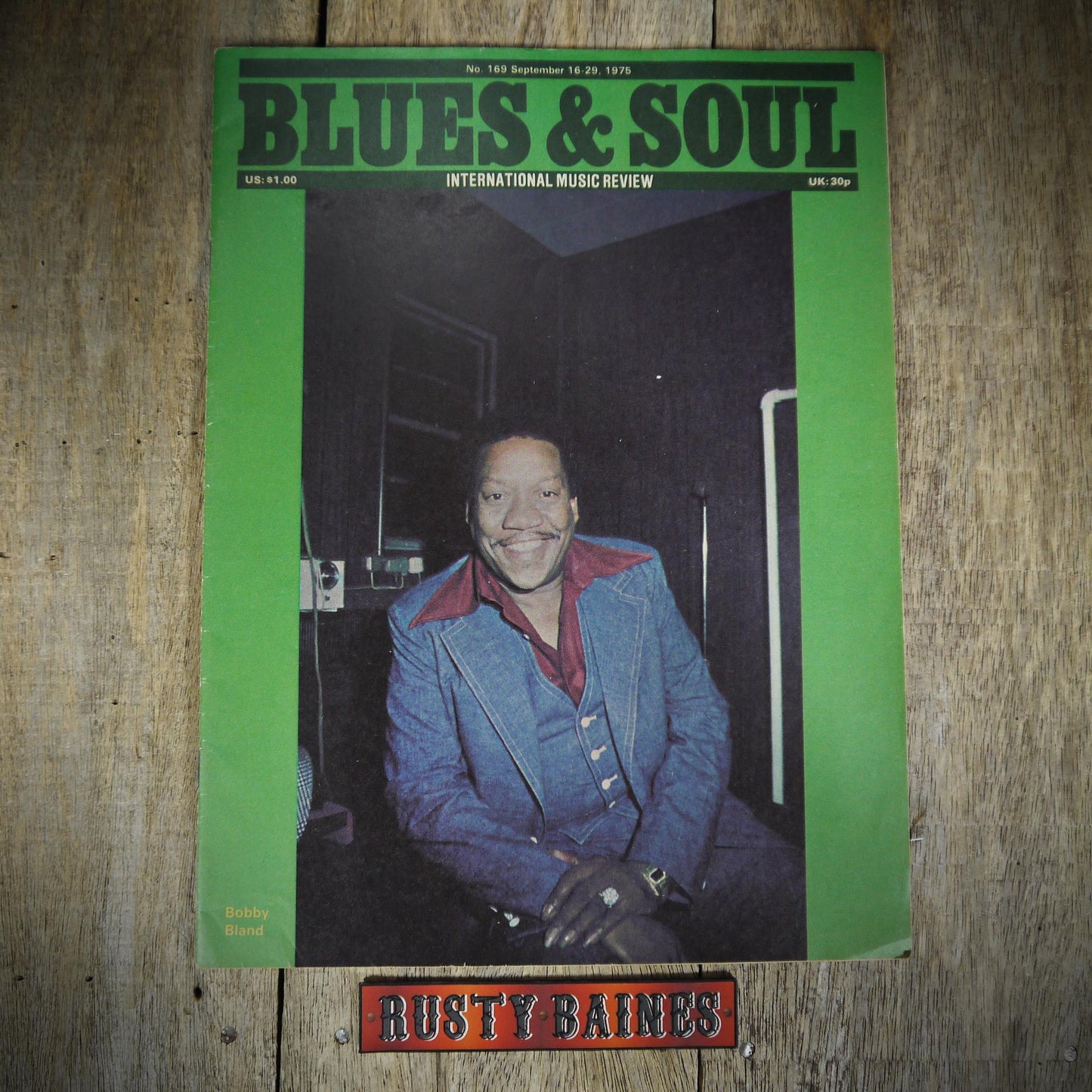 Blue & Soul Magazine, #169 September 16-29 1975, Quincy Jones, Tommy Hunt, Jackie Moore