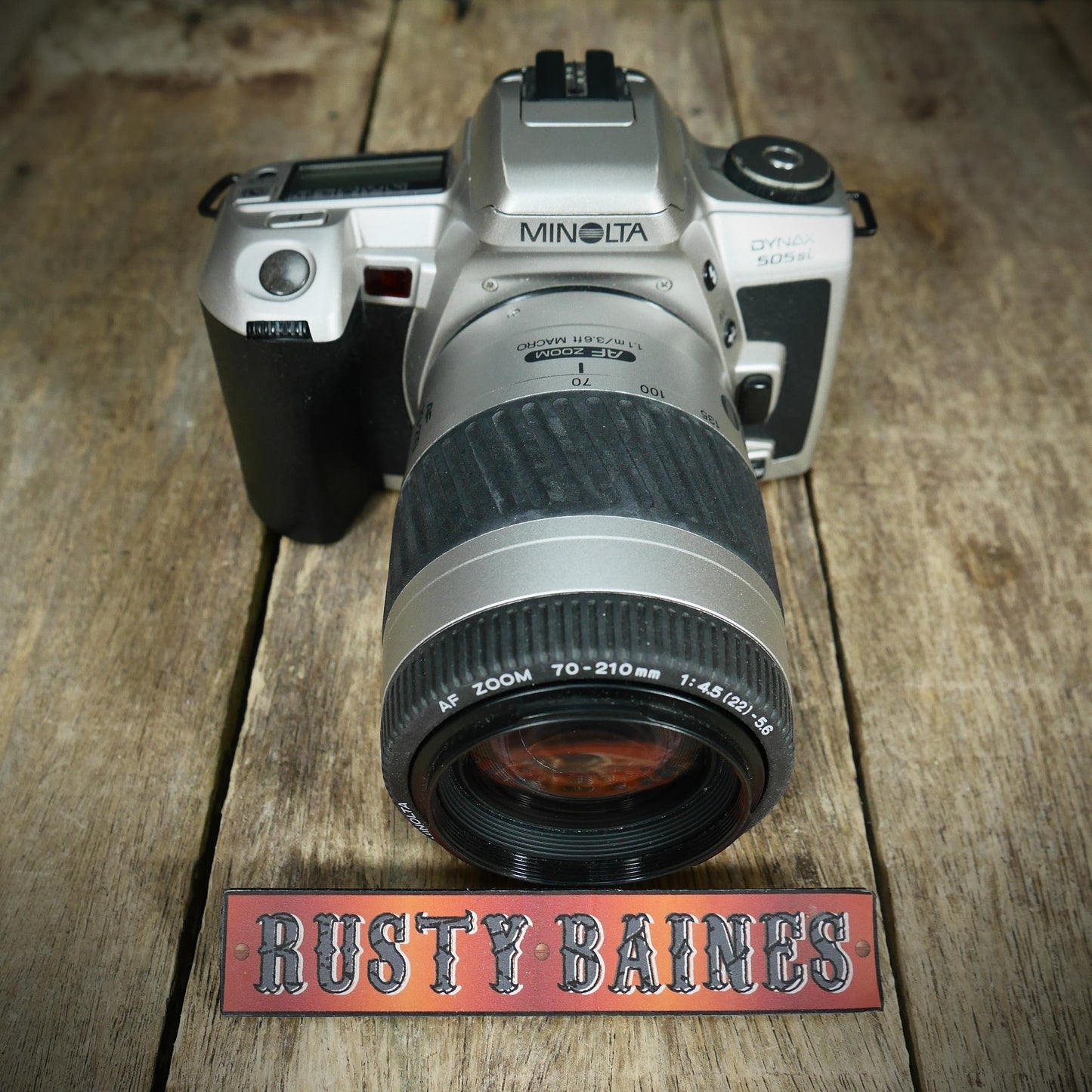 35mm Film Camera, Minolta Dynax 505si & AF 70-210mm Lens, Part Tested
