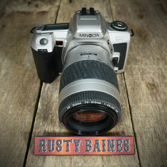 35mm Film Camera, Minolta Dynax 505si & AF 70-210mm Lens, Part Tested