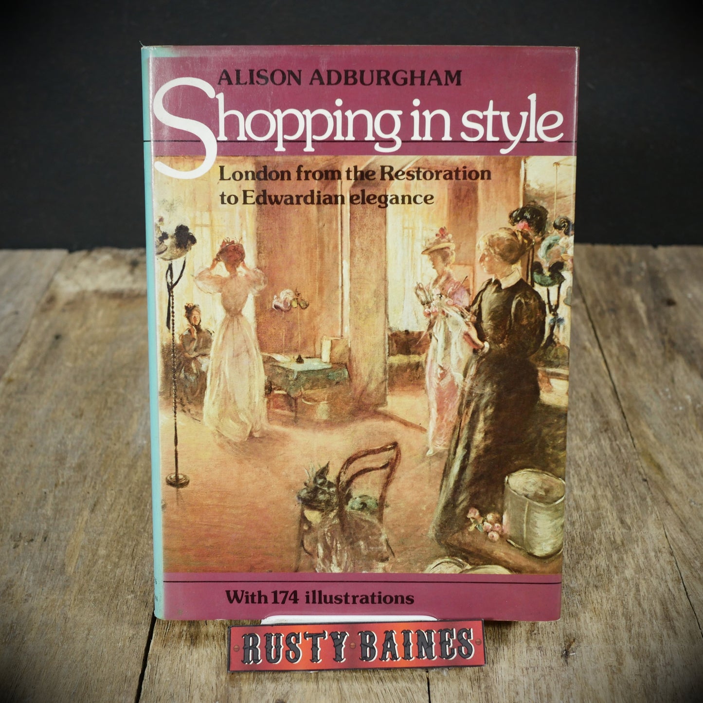 Shopping in Style, Retail-High Street History, Department Stores, Shops, Alison Adburgham, Hardcover