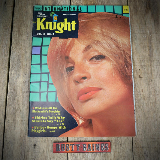 Vintage Back Issue U.S. Men's Magazine, Sir Knight Vol.3 #2 Glamour/Pin-Up