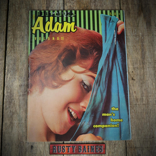 Vintage Back Issue U.S. Magazine, Adam International Vol.5 #11 1961, Men's Glamour Pin-Up Photography