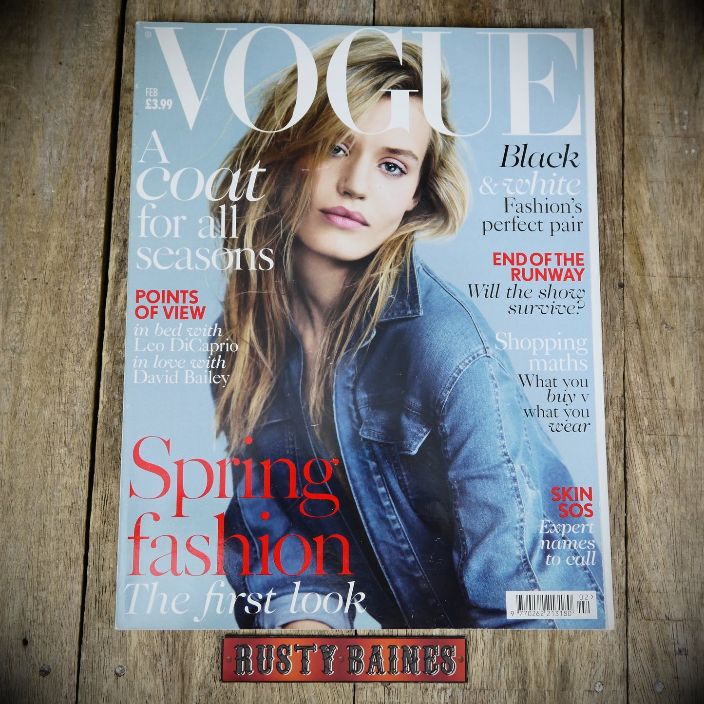 Vogue Magazine February 2014 Georgia May Jagger