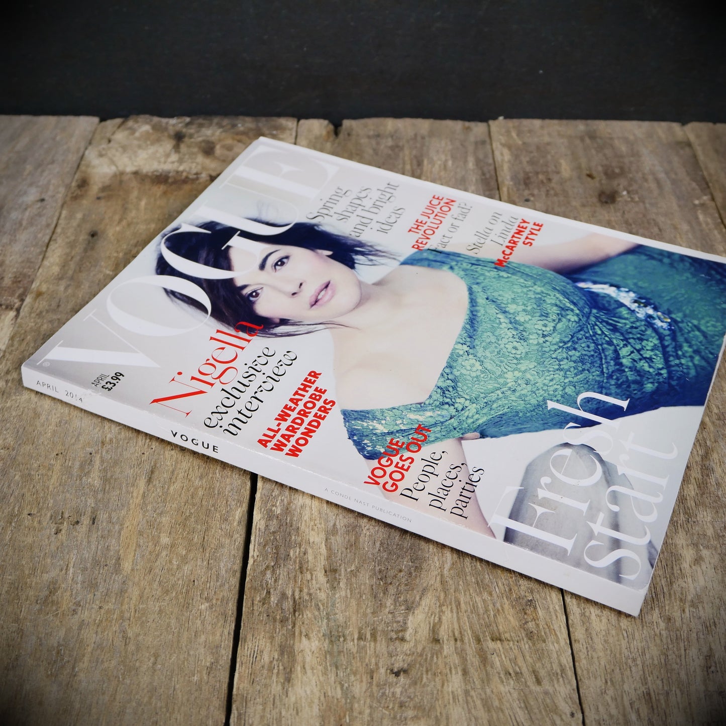 Vogue Magazine UK Back Issue, April 2014 Nigella Lawson