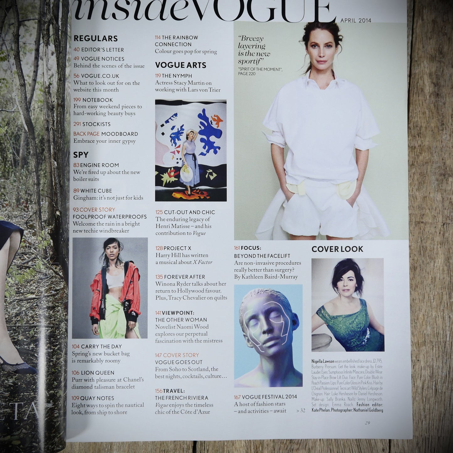 Vogue Magazine UK Back Issue, April 2014 Nigella Lawson