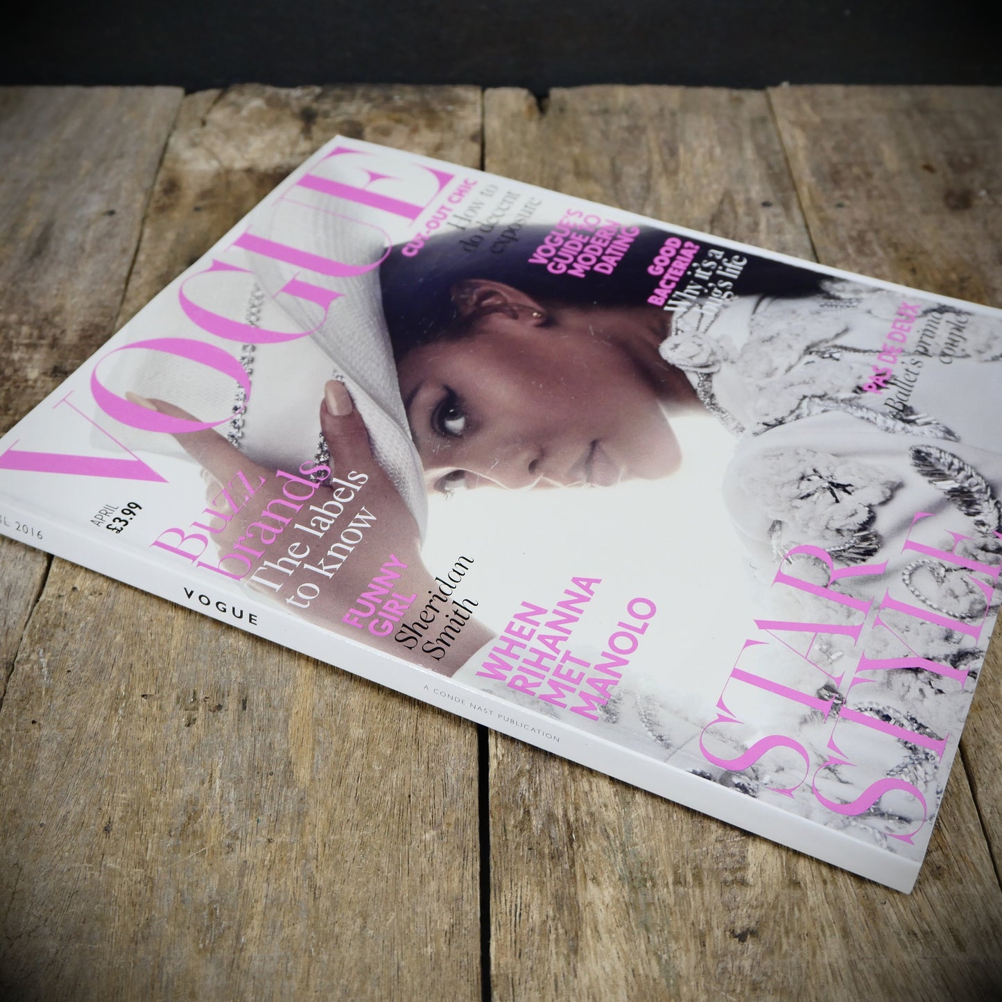 Vogue Magazine UK Back Issue, April 2016 Rihanna