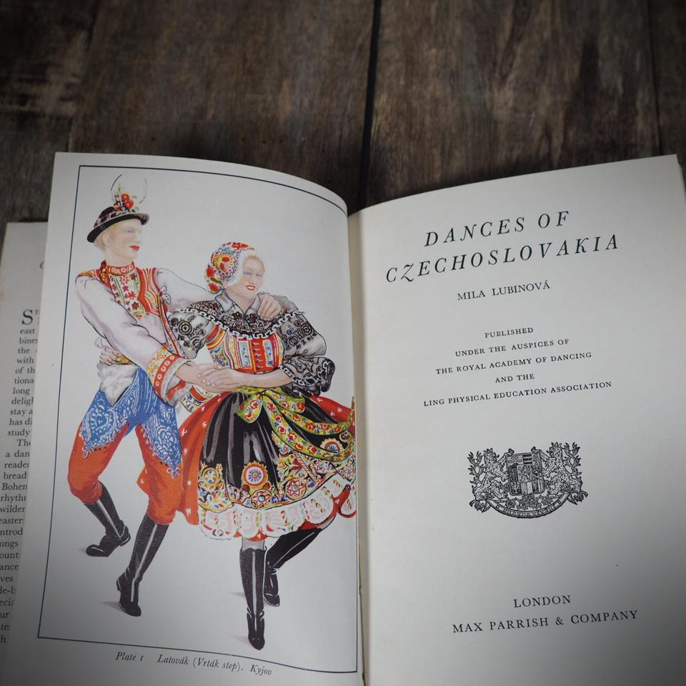 Dances of Czechoslovakia, Handbooks of European Dances, Folk Dancing, 1953 Hardcover