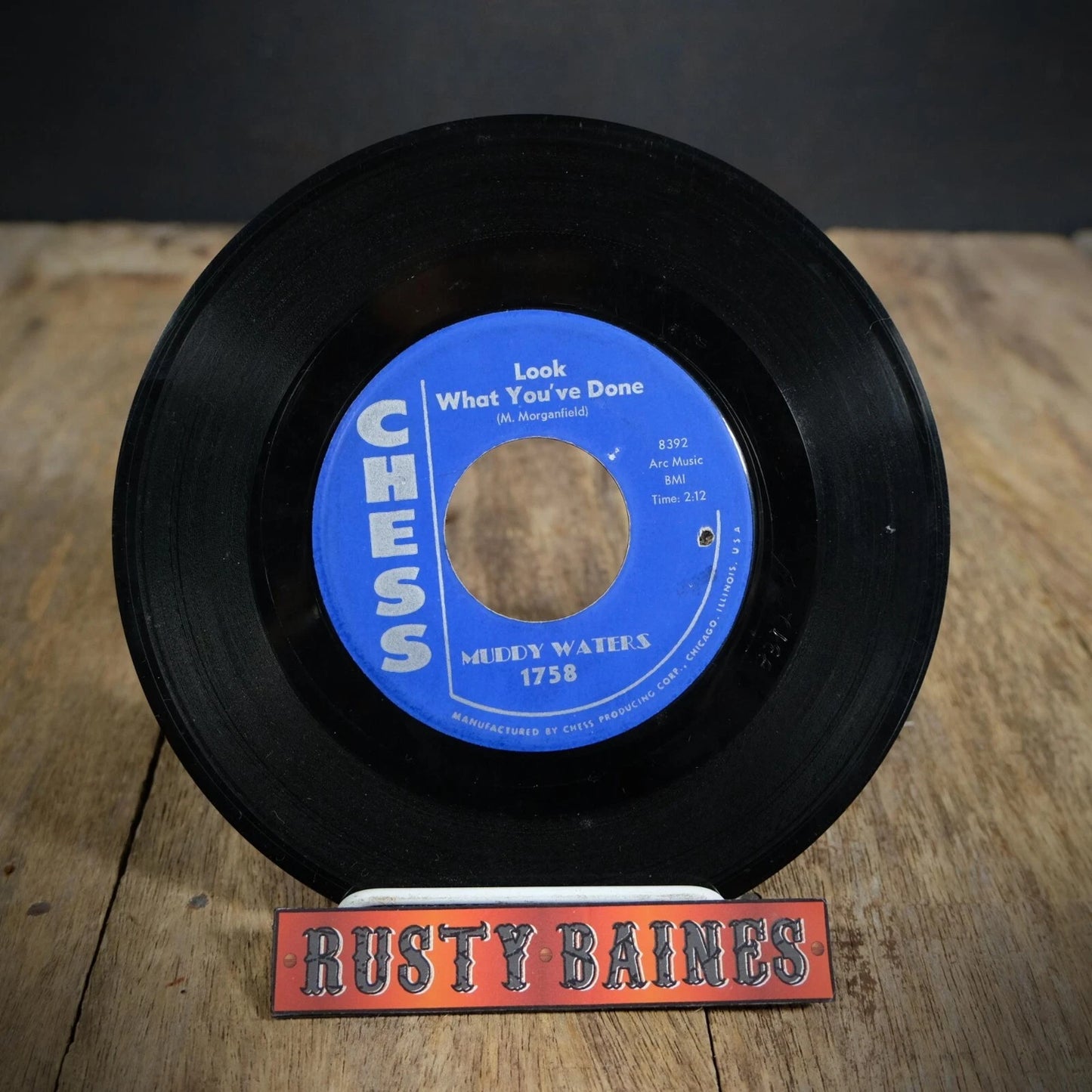 Record 7" Single, Muddy Waters, Love Affair, Drilled Centre