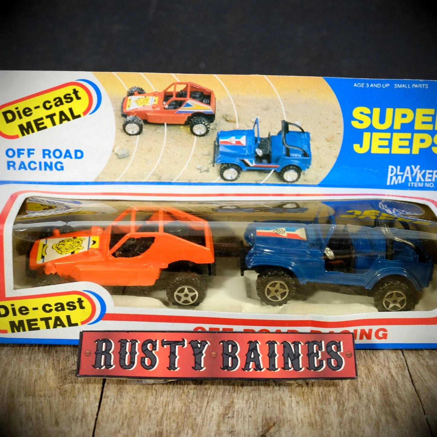 Playmakers Super Jeeps Twin Set, Baja Desert Racers, Hong Kong