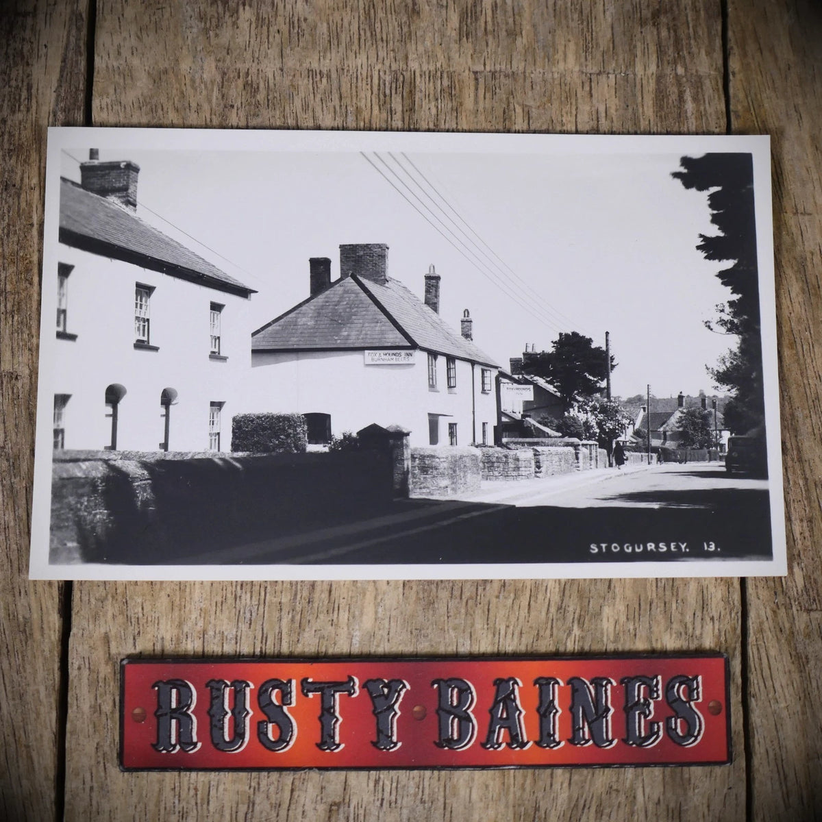 Postcard, Stogursey, H H Hole of Somerset Real Photo