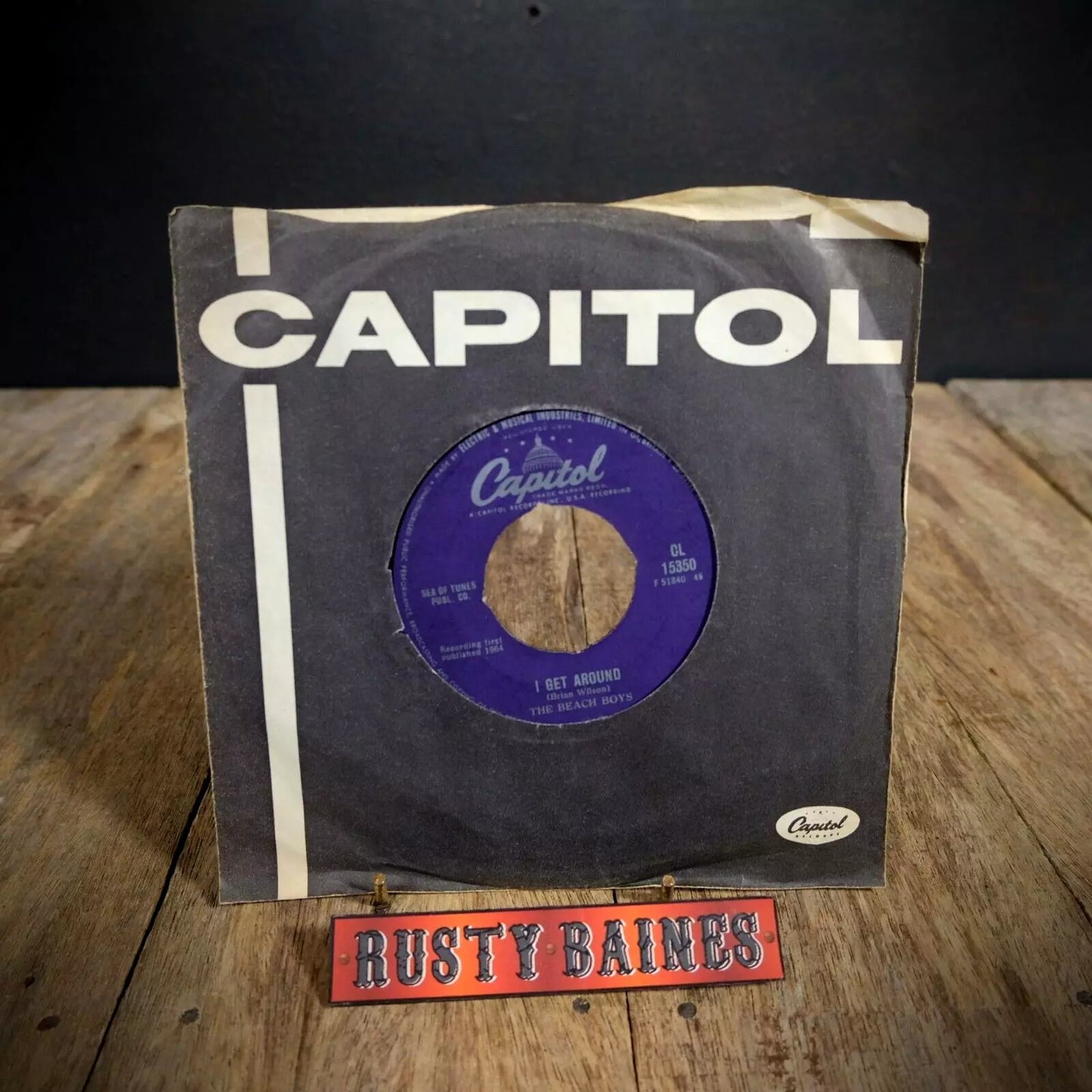 Record 7" Single, The Beach Boys I Get Around