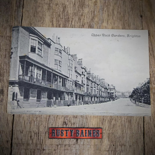 Postcard, Brighton, Upper Rock Gardens, Early 1900s, Printed