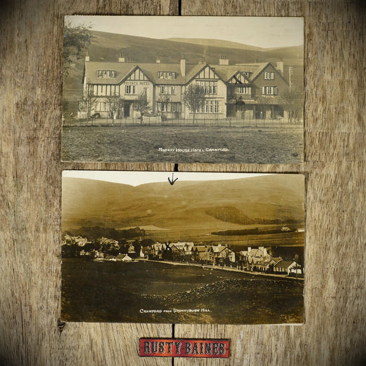 Crawford from Stonnyburn Hill/Murray House Hotel, (marked)