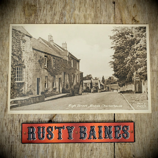 Postcard, High Street, Hinton Charterhouse, Frith, Printed.