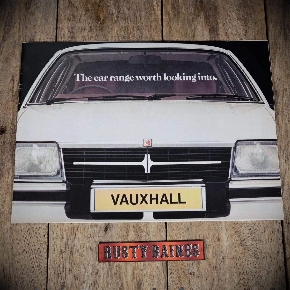 Car Brochure, Vauxhall Range 1981, Royale, Viceroy, Astra, Carlton, Cavalier