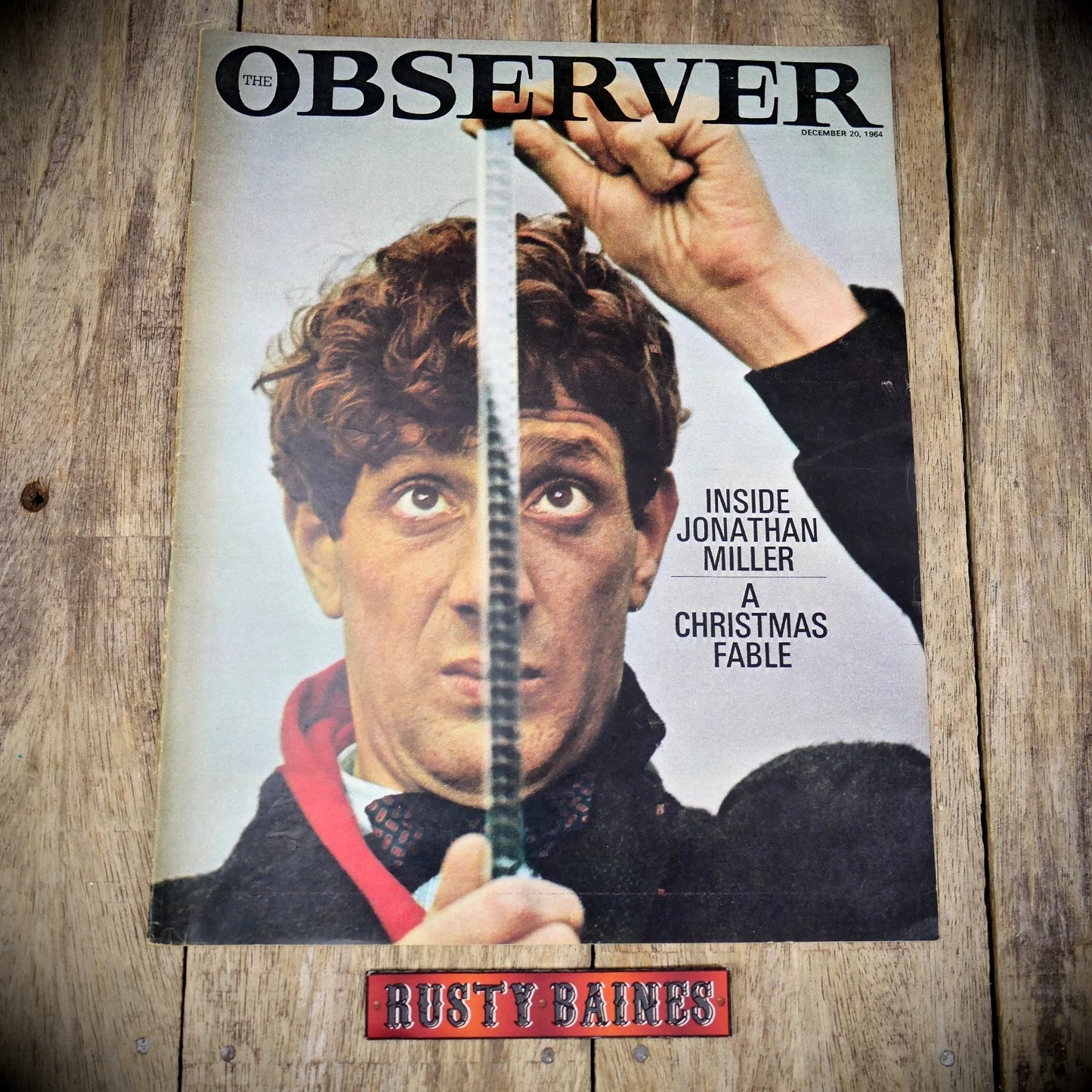Vintage Observer Magazine 20th December 1964, Jonathan Miller, Food