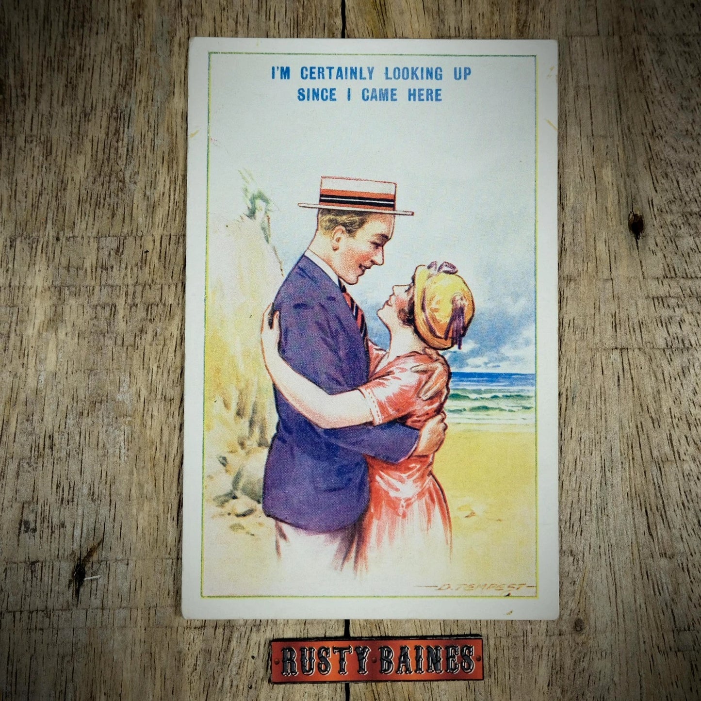 Postcard, Comic/Humour, Bamforth, Seaside Romance Flapper Girl