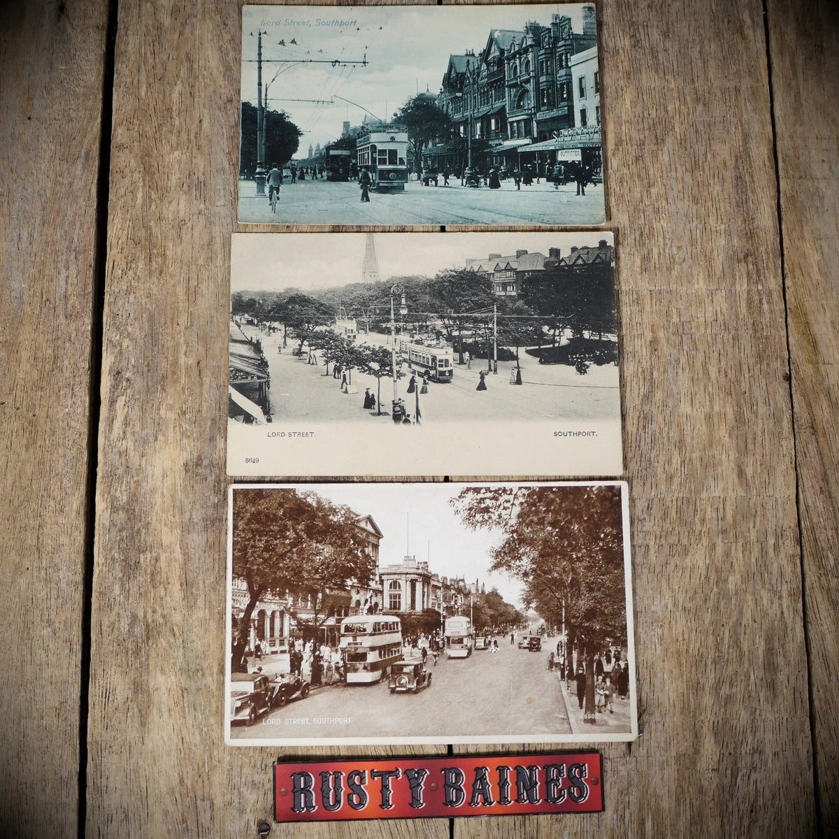 Postcard, Southport Lord Street Bundle, Printed